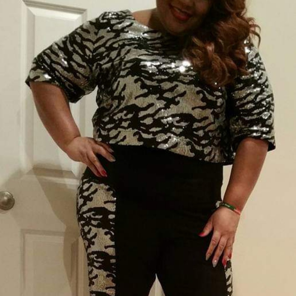 Sequin top